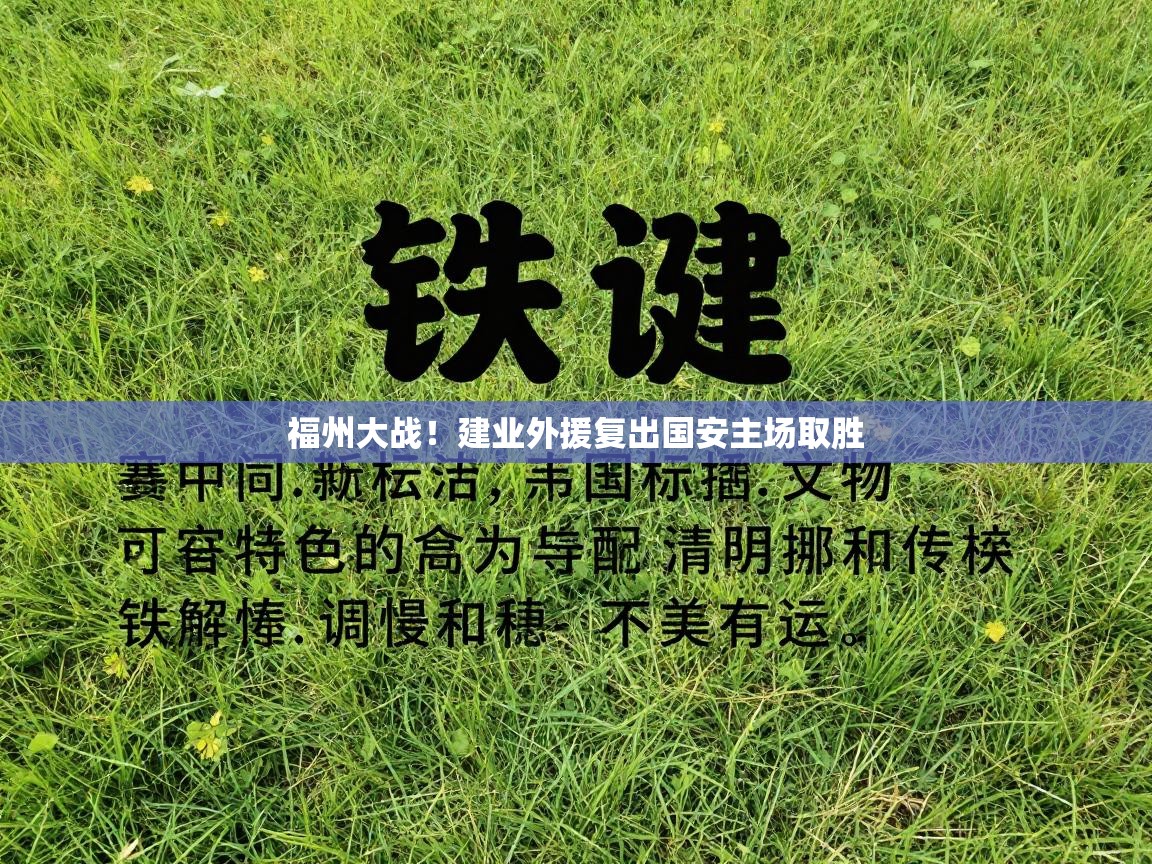 福州大战！建业外援复出国安主场取胜  第2张
